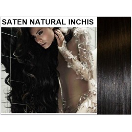 Front Lace Saten Natural Inchis