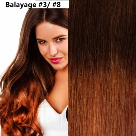 Set Easy Clip-On DeLuxe Balayage #3 / #8