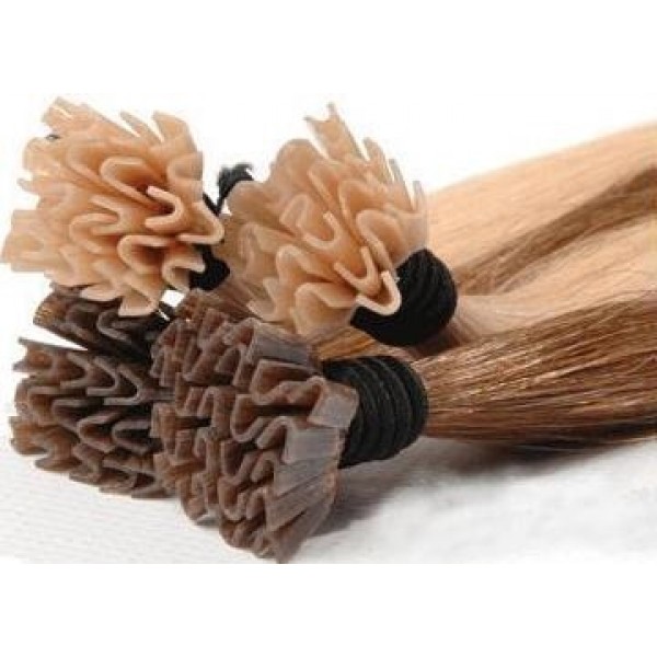 Extensii Cheratina Drept Blond Deschis