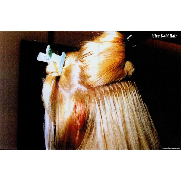 Extensii Cheratina Drept Blond Deschis