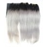 Extensii Clip-On Ondulat DeLuxe Ombre Negru Natural / Grey
