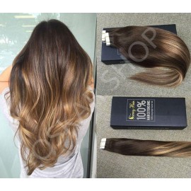 Extensii Tape IN White Platinum Ombre #2 #8N