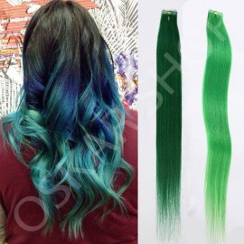 Extensii Tape IN White Platinum Verde